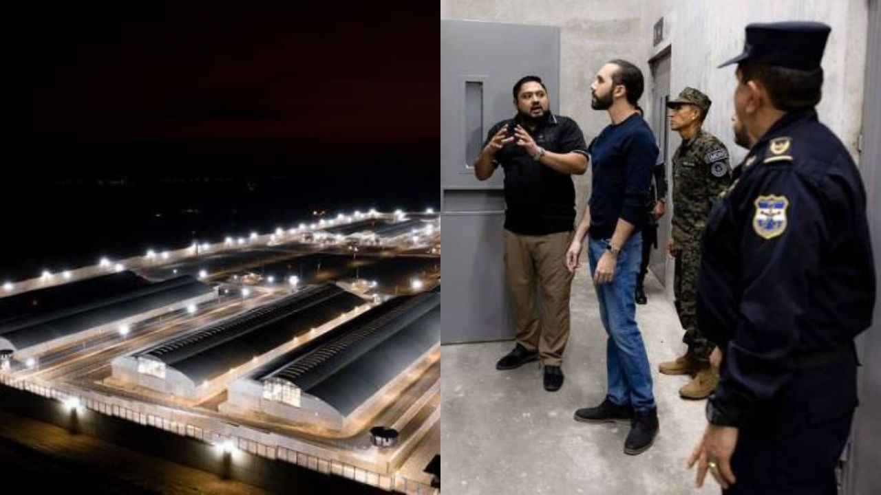 Imagen de ¡Imponente! Fotos del megapenal construido por Bukele para encerrar a pandilleros en El Salvador