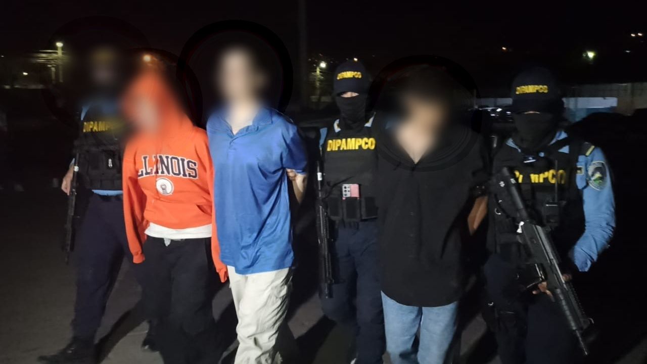 Capturan a sospechosos de asalto a gasolinera en Tegucigalpa