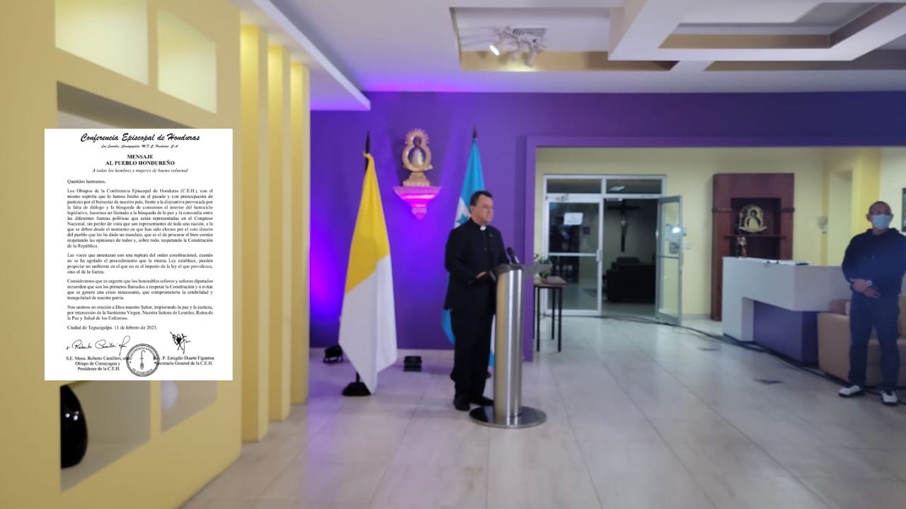 Conferencia Episcopal de Honduras llama a la búsqueda de la paz, en elección de la CSJ