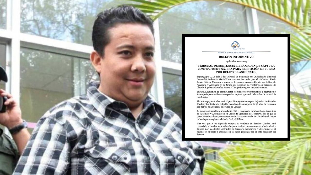 Imagen de Libran orden de captura contra Fredy Nájera por asesinato y tentativa