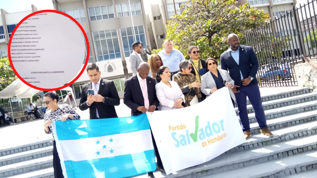 Partido Salvador de Honduras propone nómina de 15 magistrados a la CSJ, ¿una nacionalista como presidenta?