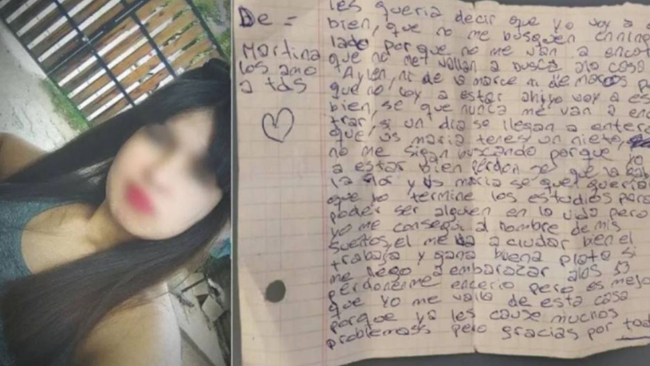 'Conocí a un hombre y prometió cuidar de mí', la carta de niña de 12 años al abandonar su casa