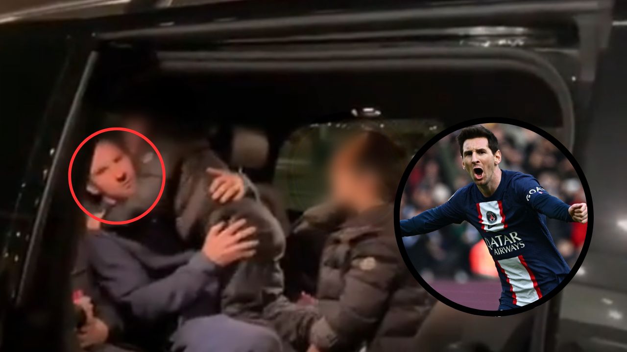 Imagen de Messi y su familia llegan a Barcelona tras victoria con el PSG en Liga