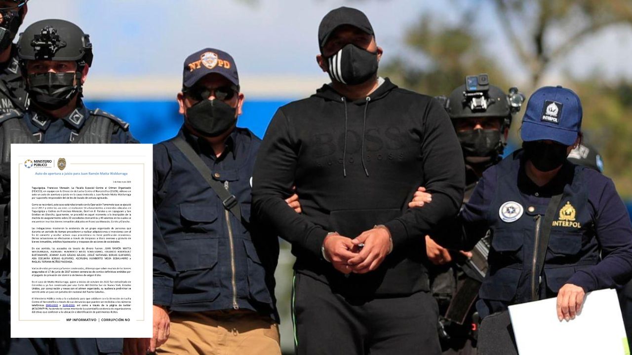 Imagen de Por lavado de activos en Honduras a juicio Juan Ramón Matta Waldurraga