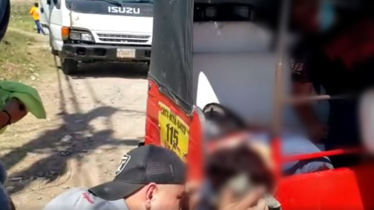 Imagen de Sicarios usaron armas de grueso calibre para acribillar a pareja dentro de mototaxi en Copán