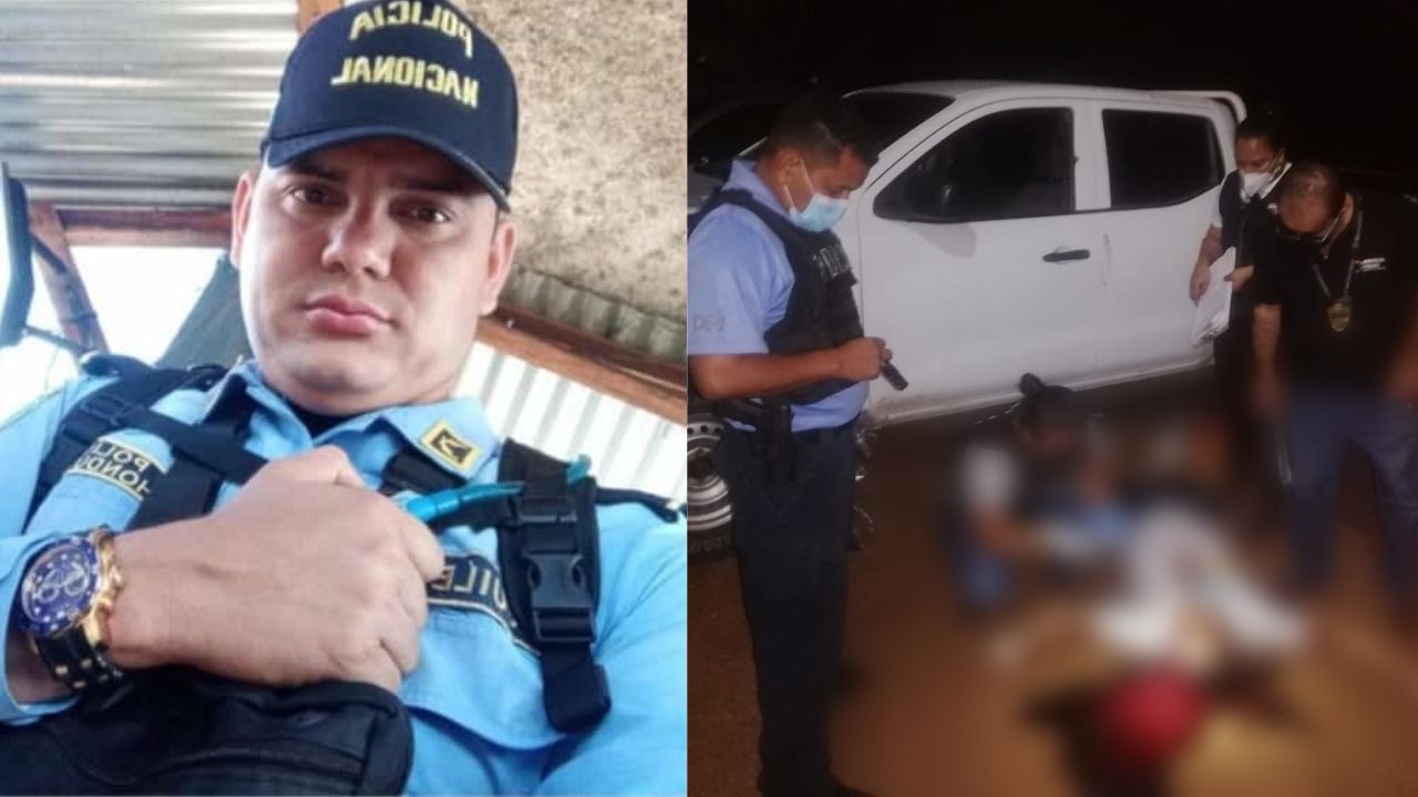 Policía hondureño muere acribillado por su compañero en Nacaome, Valle