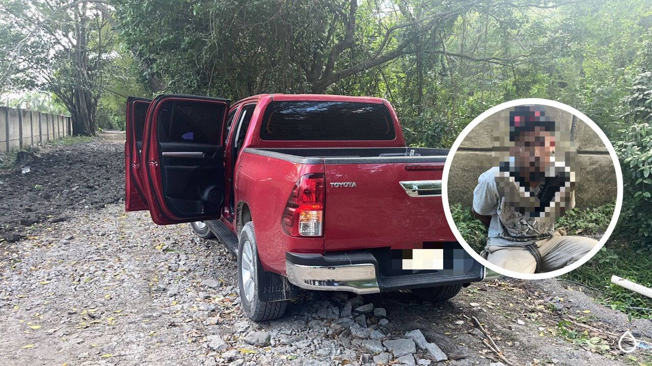 Policía Nacional frustra intento de secuestro y robo de vehículo en San Pedro Sula