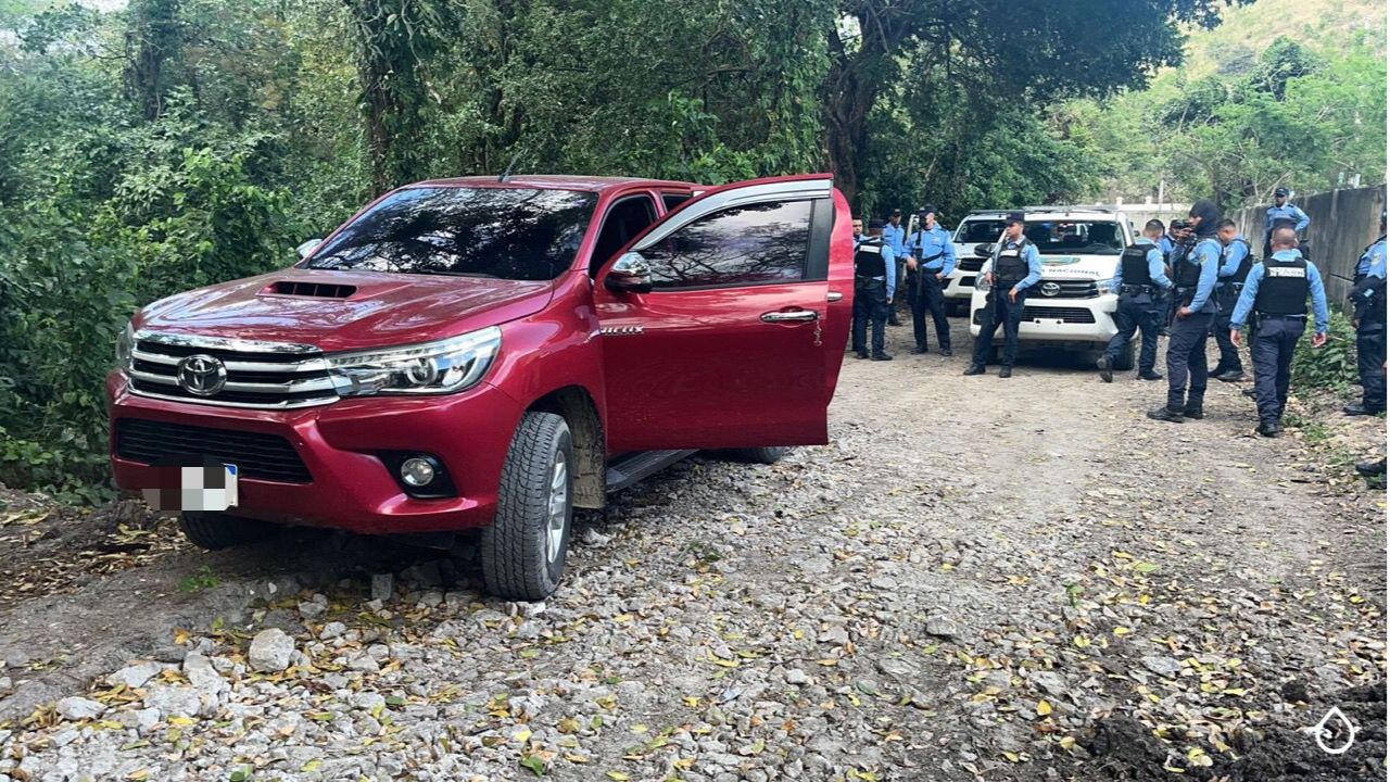 Policía Nacional frustra intento de secuestro y robo de vehículo en San Pedro Sula