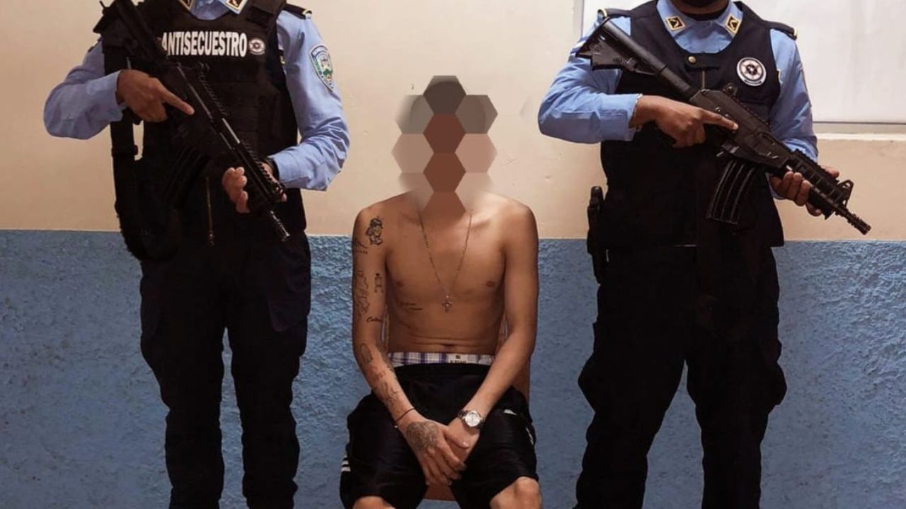 Cae 'El Chele', presunto miembro de la pandilla 18, por secuestro agravado
