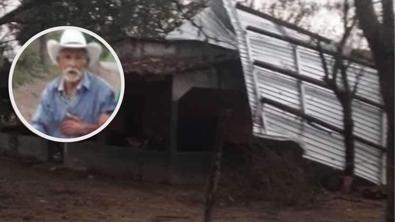 Anciano muere aplastado por techo tras fuertes vientos en Olancho