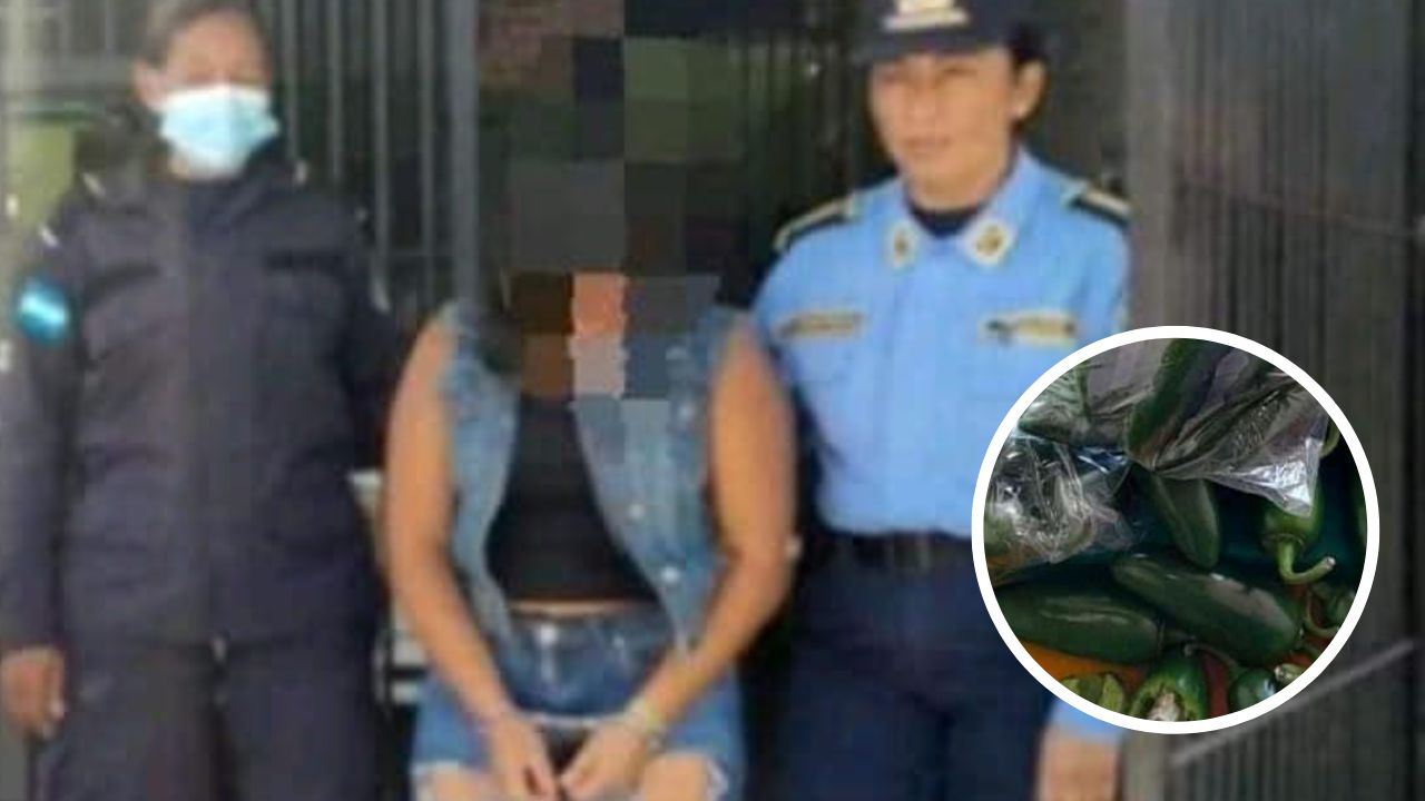 Detenida hondureña que pretendía ingresar droga dentro de jalapeños a un centro penal