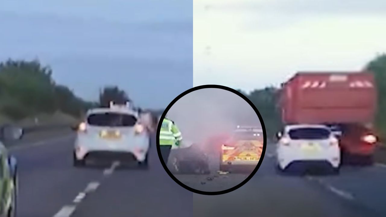 Vídeo: joven huía de policías, choca su carro y queda en coma en EE. UU.