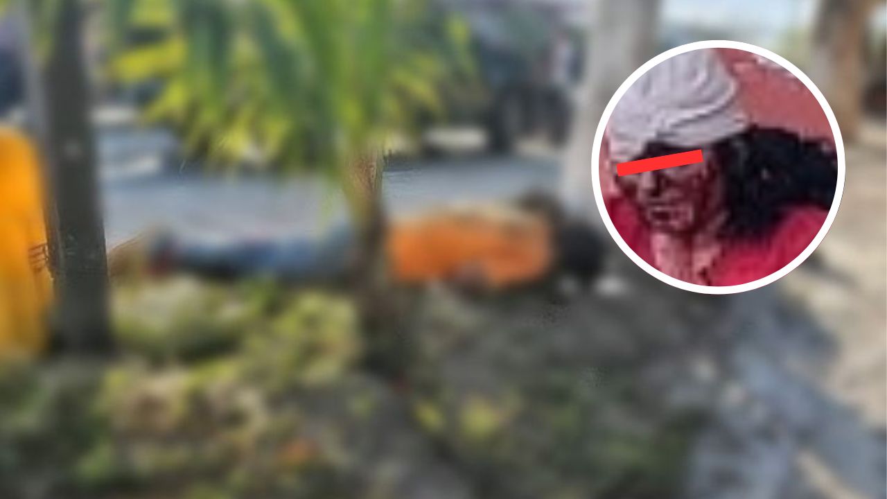 Pobladores le dan una paliza a hombre que agredió a machetazos a su expareja en SPS