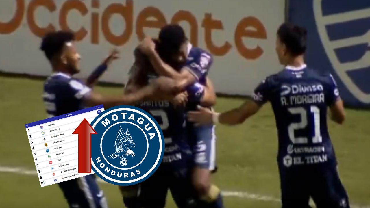 Motagua se vuelve a ubicar en puestos de clasificación en Liga