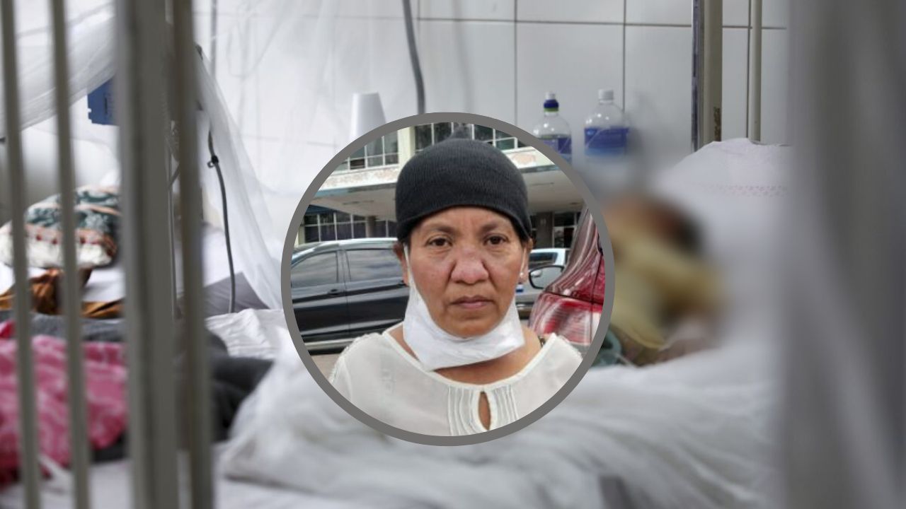 'No me da hambre por el dolor de perderla', hondureña llora a su hija grave en Hospital Escuela