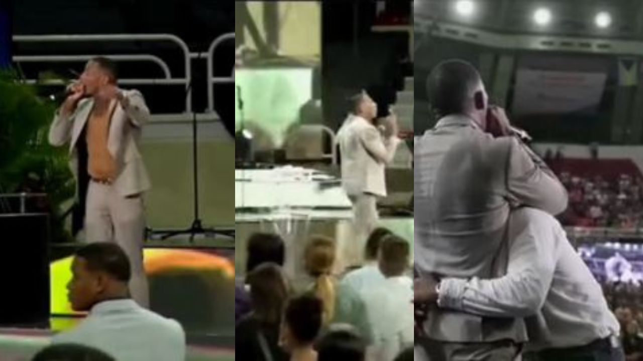 Vídeo: en pleno culto, Dios revela a pastor de un hombre armado, esto pasó