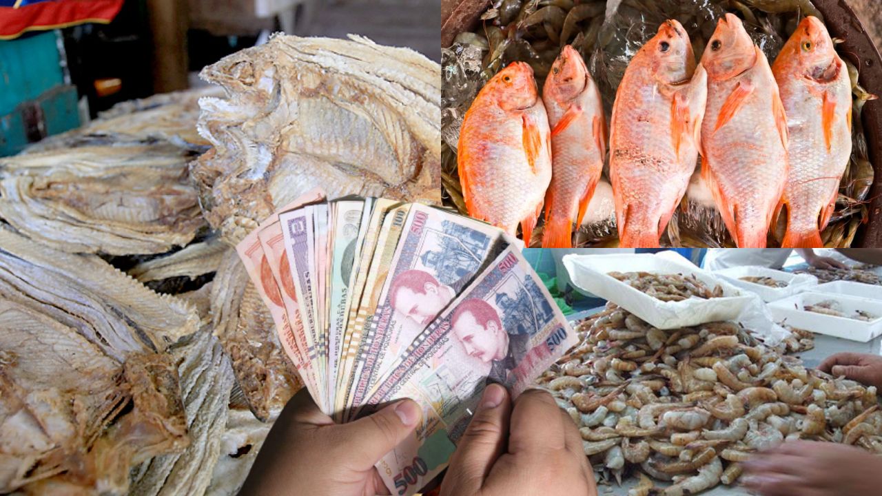 Hasta por L200 venden la libra de pescado seco en mercado capitalino