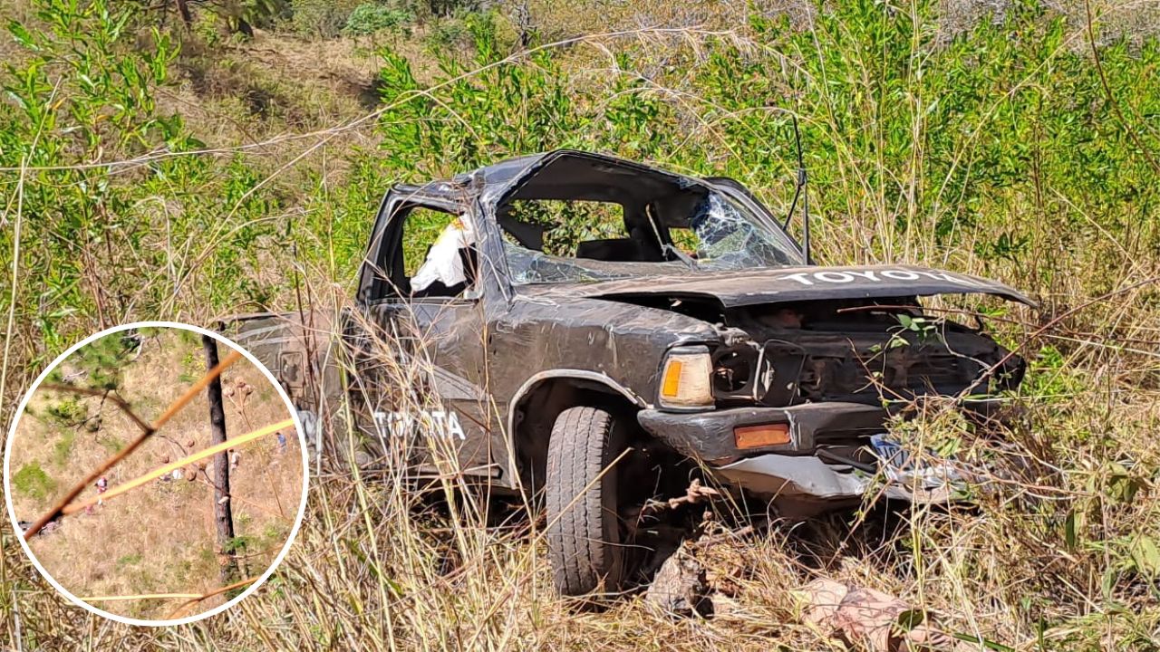 Tres muertos y dos heridos en aparatoso accidente tránsito en Santa Bárbara