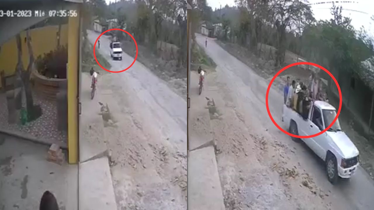 Vídeo: vehículo accidentado fue captado con sobrepeso antes de la tragedia