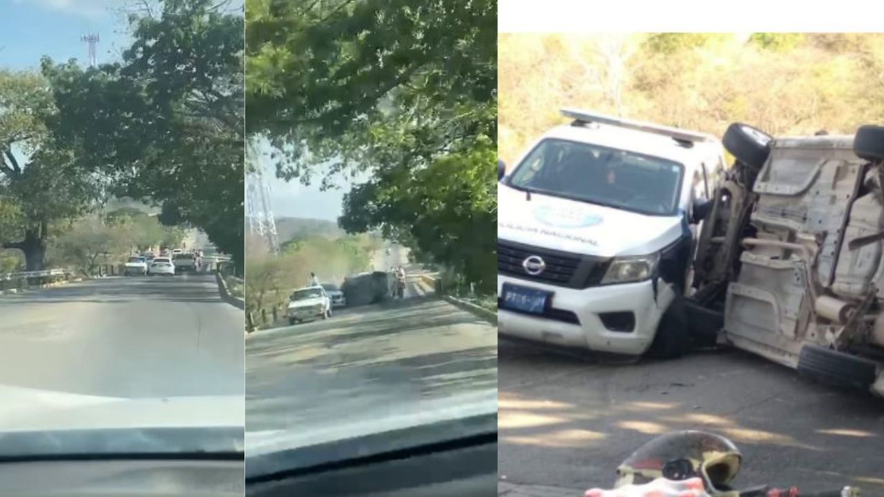 Borracha manejaba conductora que provocó accidente en un bulevar de Choluteca