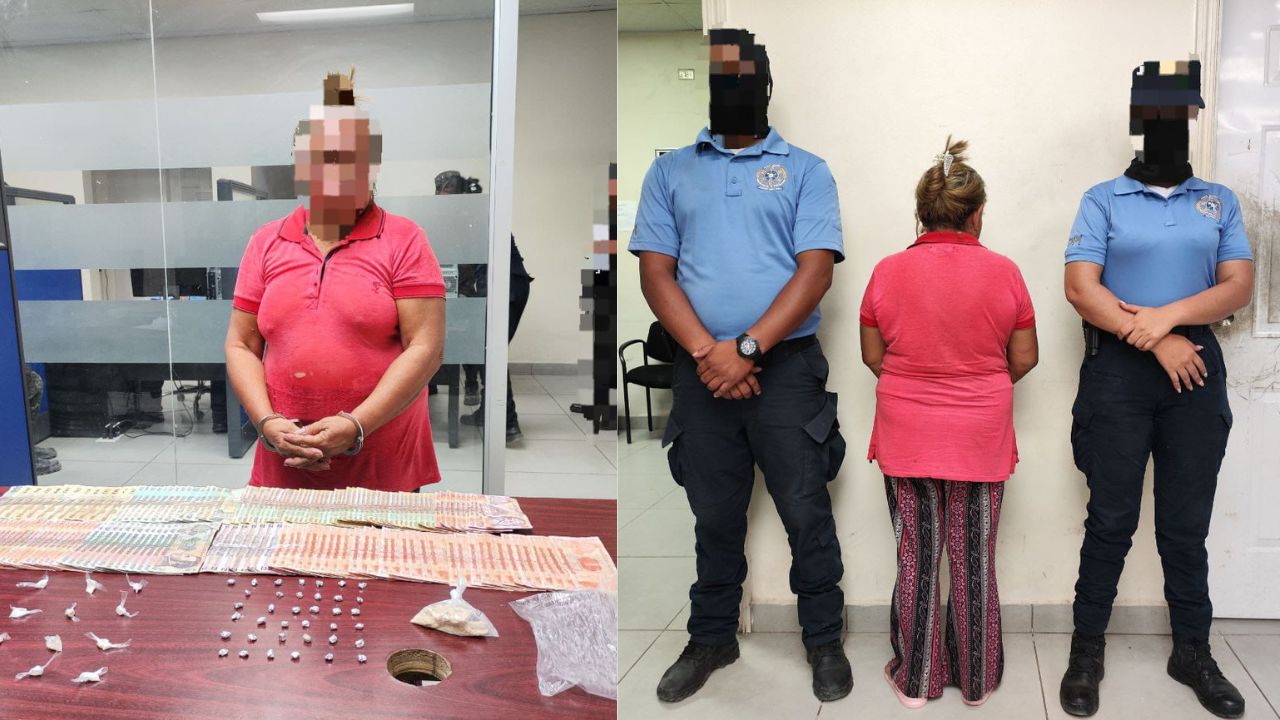 Cae anciana hondureña por venta de droga; se le decomisó dinero en efectivo