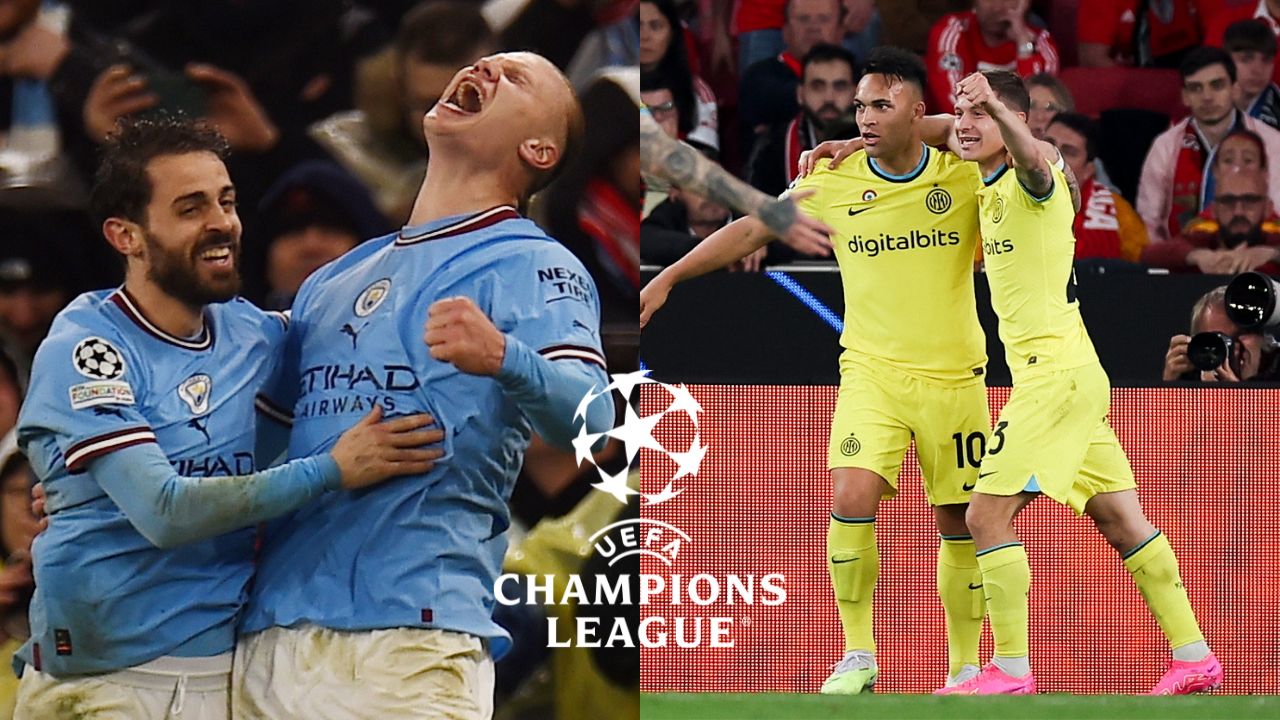 Manchester City e Inter golpean primero en la ida de cuartos de final de Champions