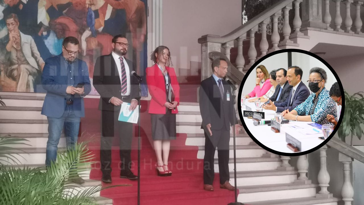Presidenta Xiomara Castro recibe en Casa Presidencial a delegación de CIDH