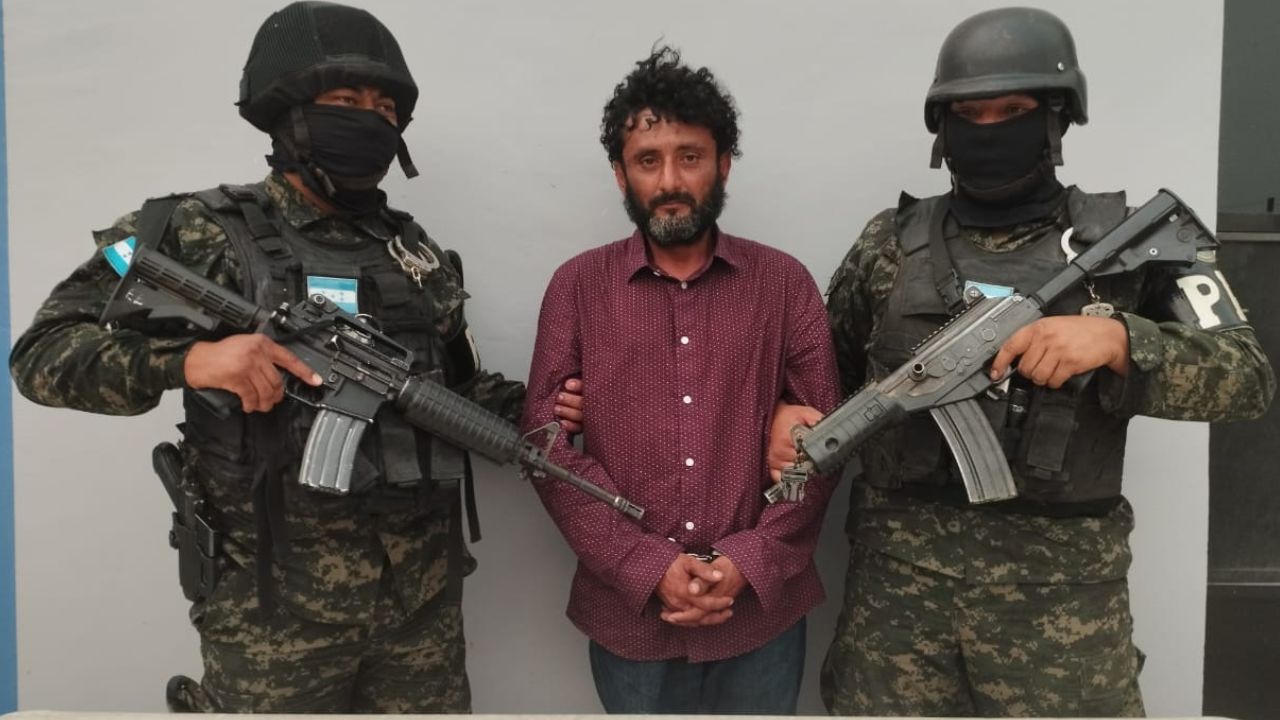 Cae supuesto líder de sicarios en Yoro, que figuraba entre los más buscados a nivel nacional