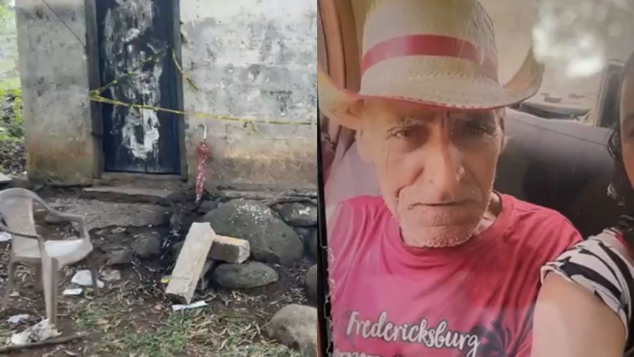 Dentro de su casa decapitan anciano en Santa Cruz de Yojoa; le dejaron una cruz en su pecho