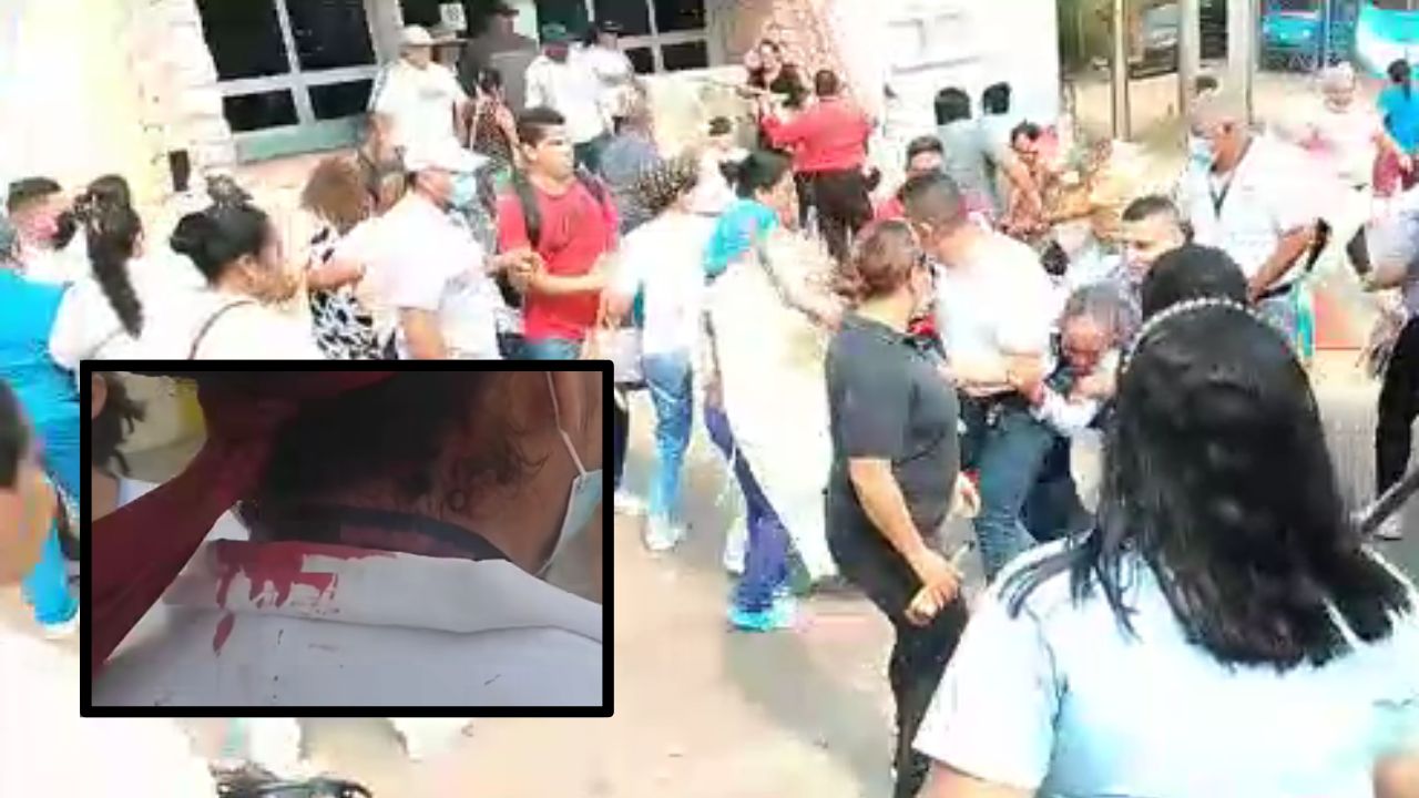 Unas tres enfermeras heridas por colectivos de Libre en Hospital de El Progreso