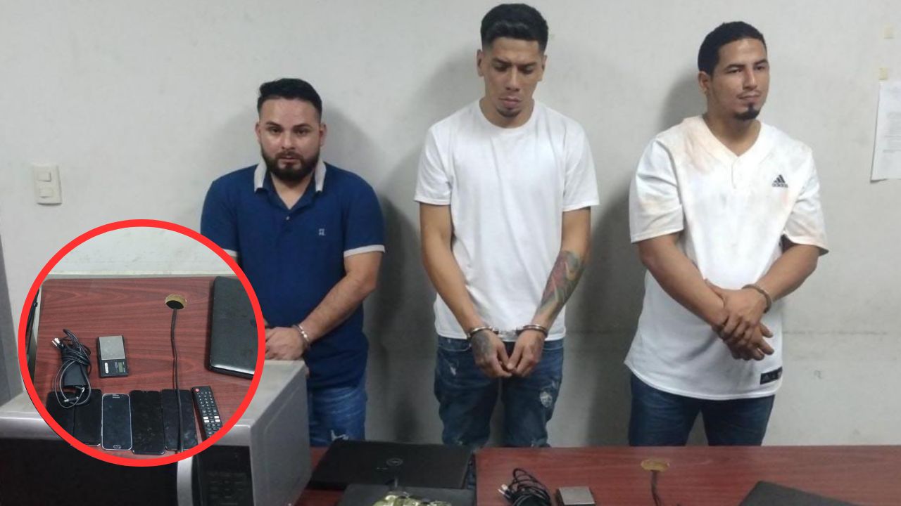 Caen 3 asaltantes en San Pedro Sula; tenían videojuegos, televisores y pistolas en su poder