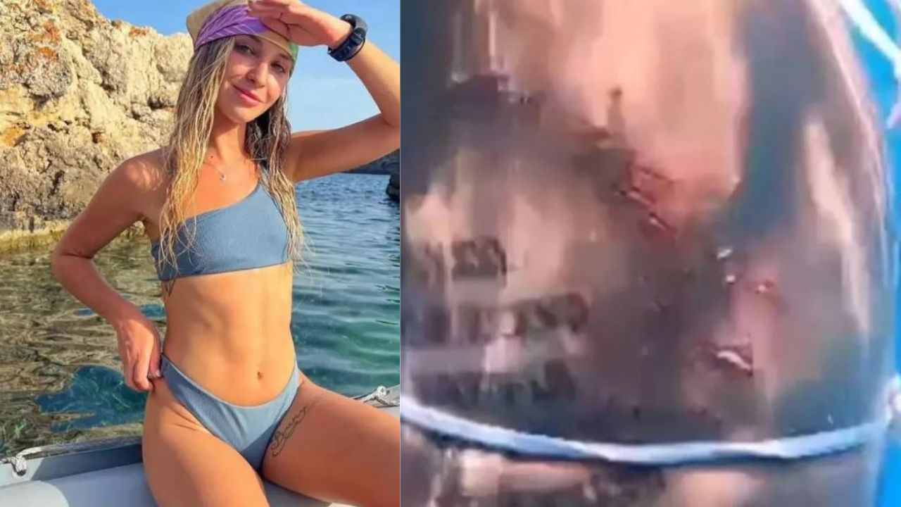Graban el momento que tiburón ataca a enfermera en Islas Maldivas