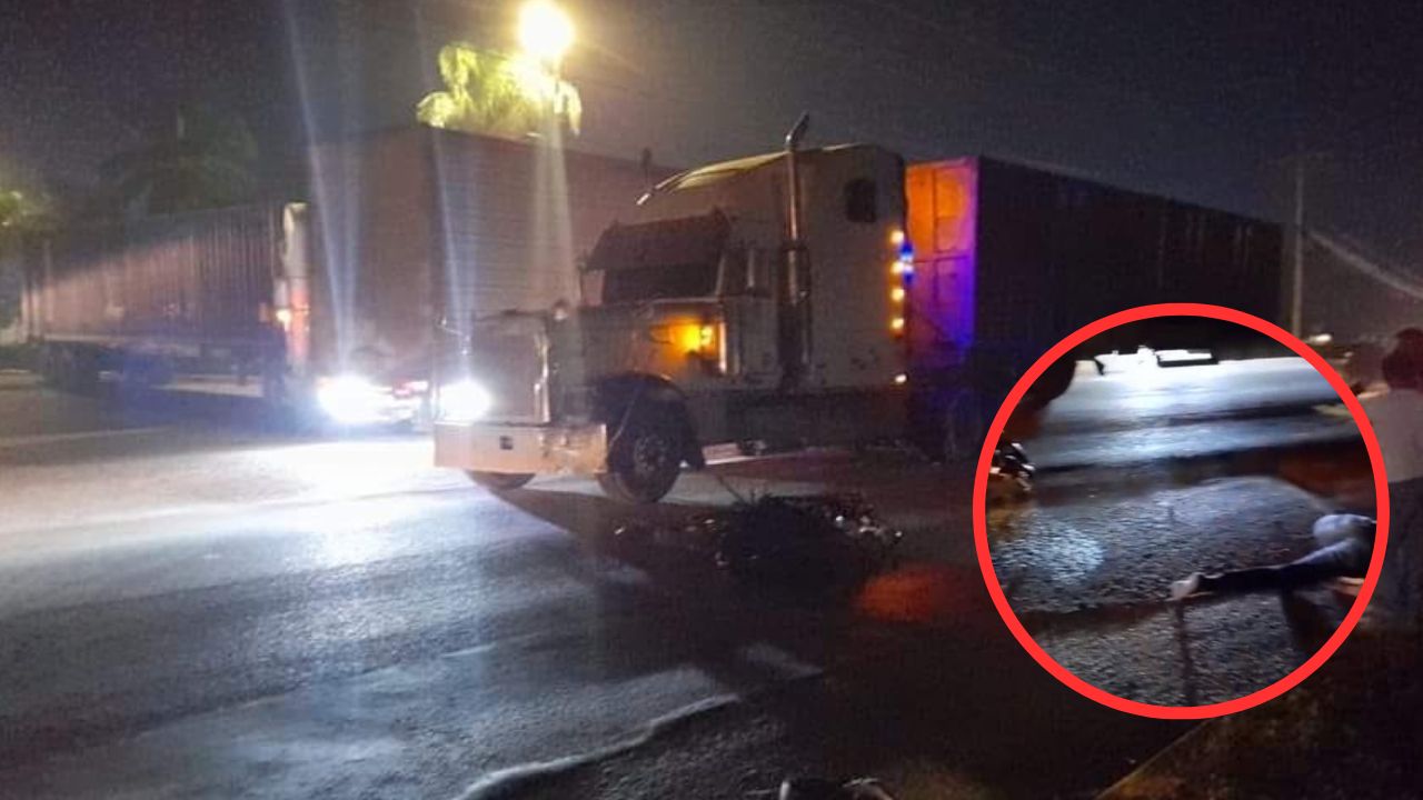 Motociclista muere al impactar con un camión de carga pesada en San Pedro Sula