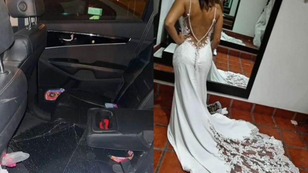 novia pide le devuelvan su vestido
