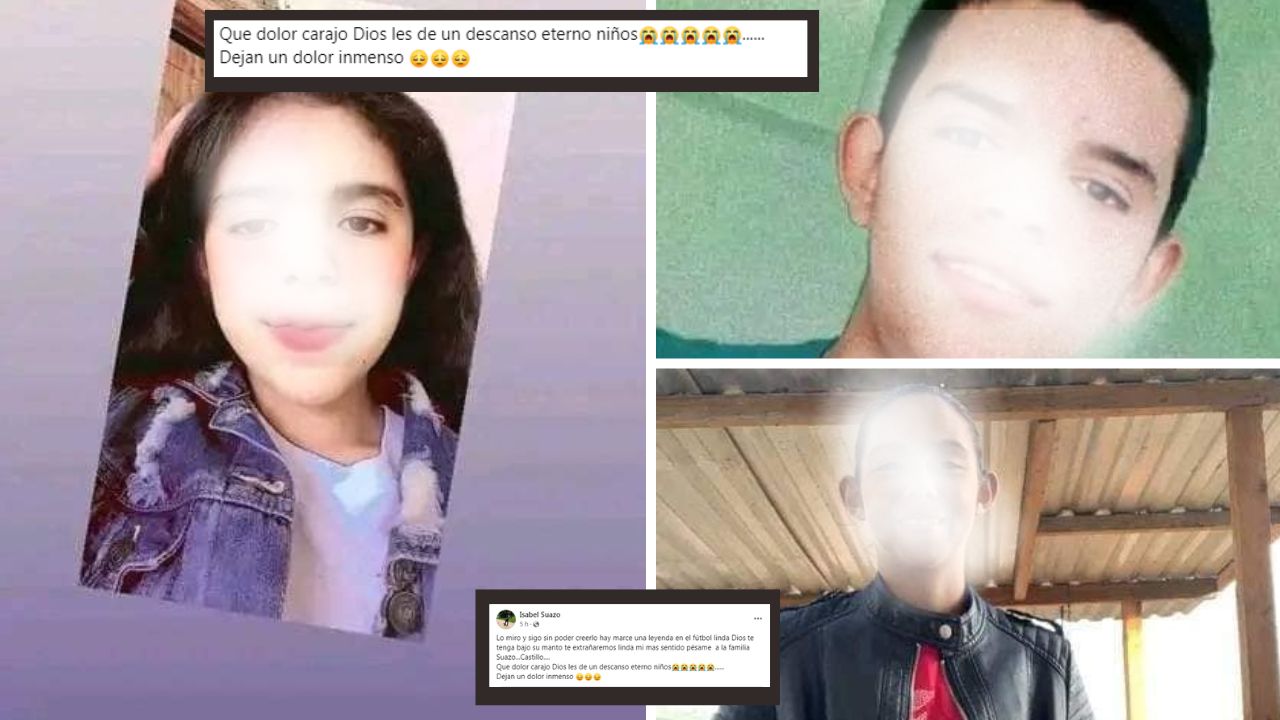 'Qué dolor': familiares dedican desgarradores mensajes a primos que murieron ahogados en Comayagua