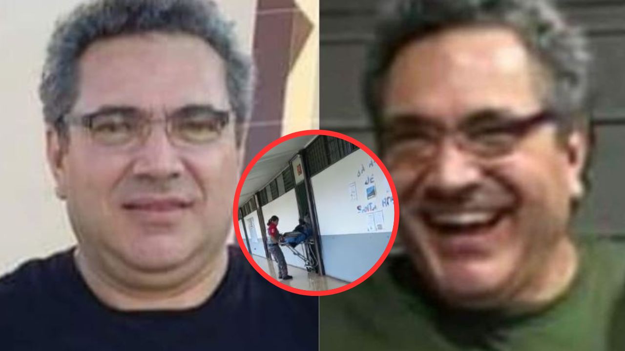 Dramático momento en que intentan salvar a maestro hondureño que sufrió ataque cardíaco en clase