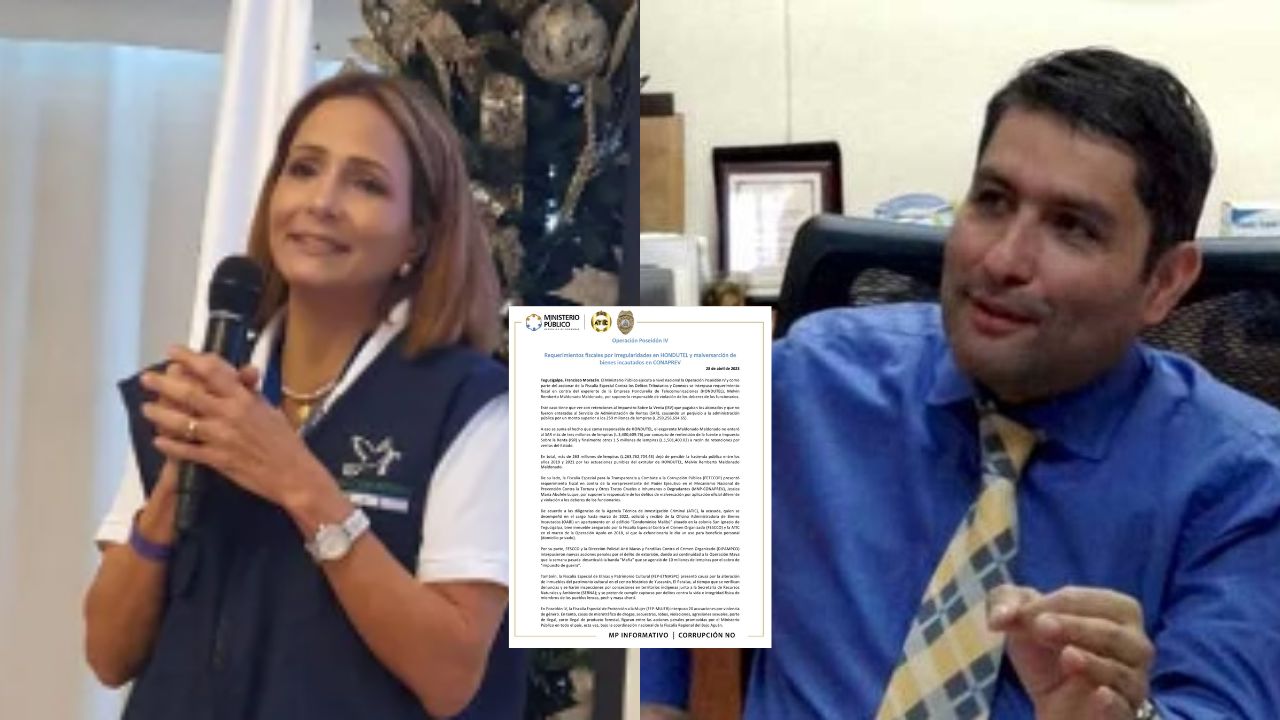 Requerimiento fiscal para exgerente de Hondutel y exfuncionaria que vivía en apartamento asegurado por la OABI