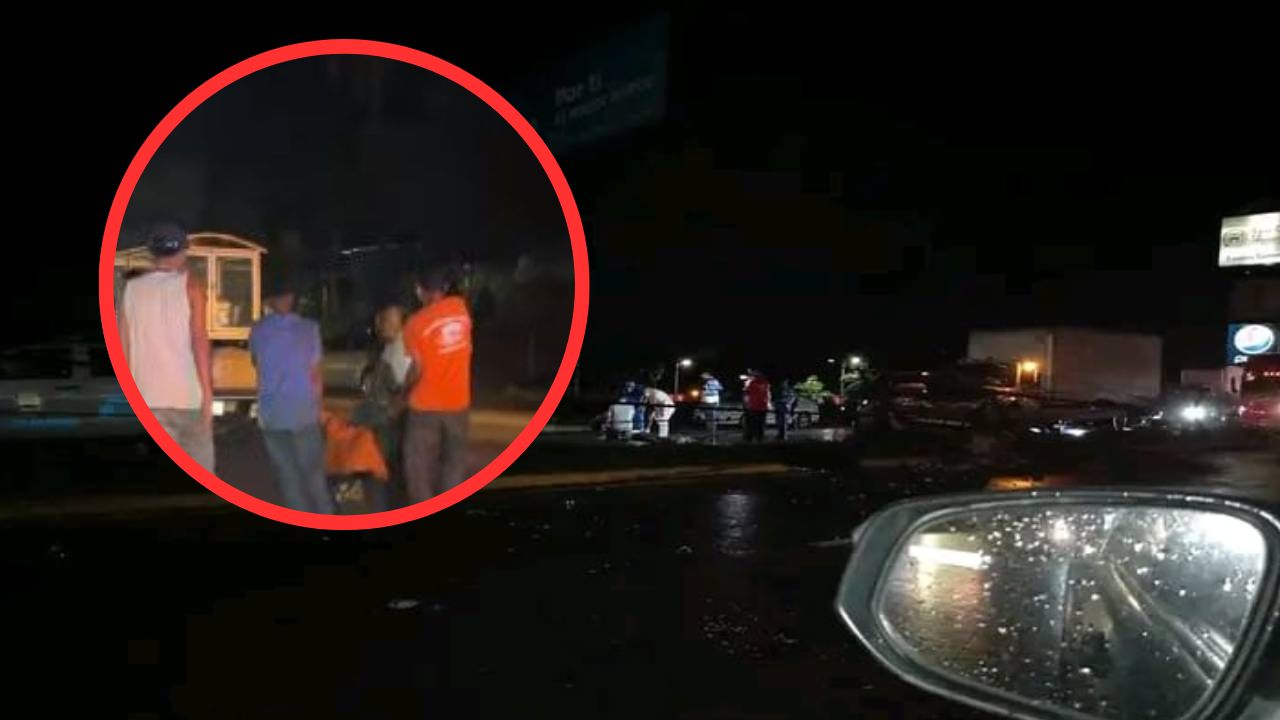 VÍDEO: Menor de 16 años muere atropellado en Yojoa; familiares levantaron su cuerpo