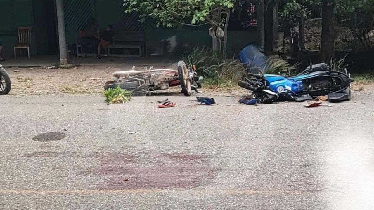 Choque entre dos motocicletas deja un muerto y dos heridos en Olanchito, Yoro