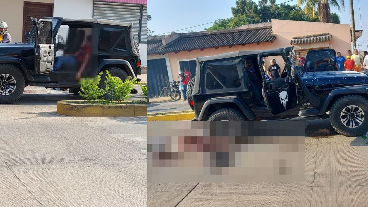 Dos hondureños fueron acribillados en su Jeep en el bulevar Xiomara Castro de Catacamas