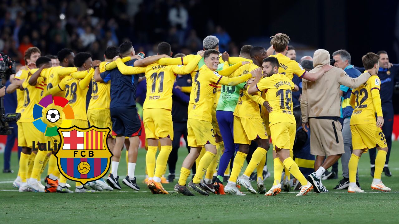 Barcelona, monarca de LaLiga ante Espanyol y lo celebra con su afición