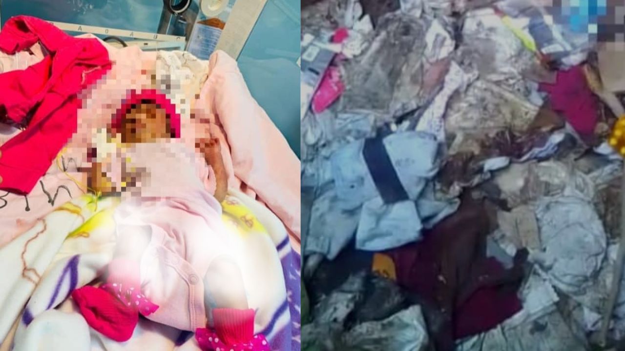 Dentro de una letrina encuentran con vida a una bebé recién nacida en Lempira