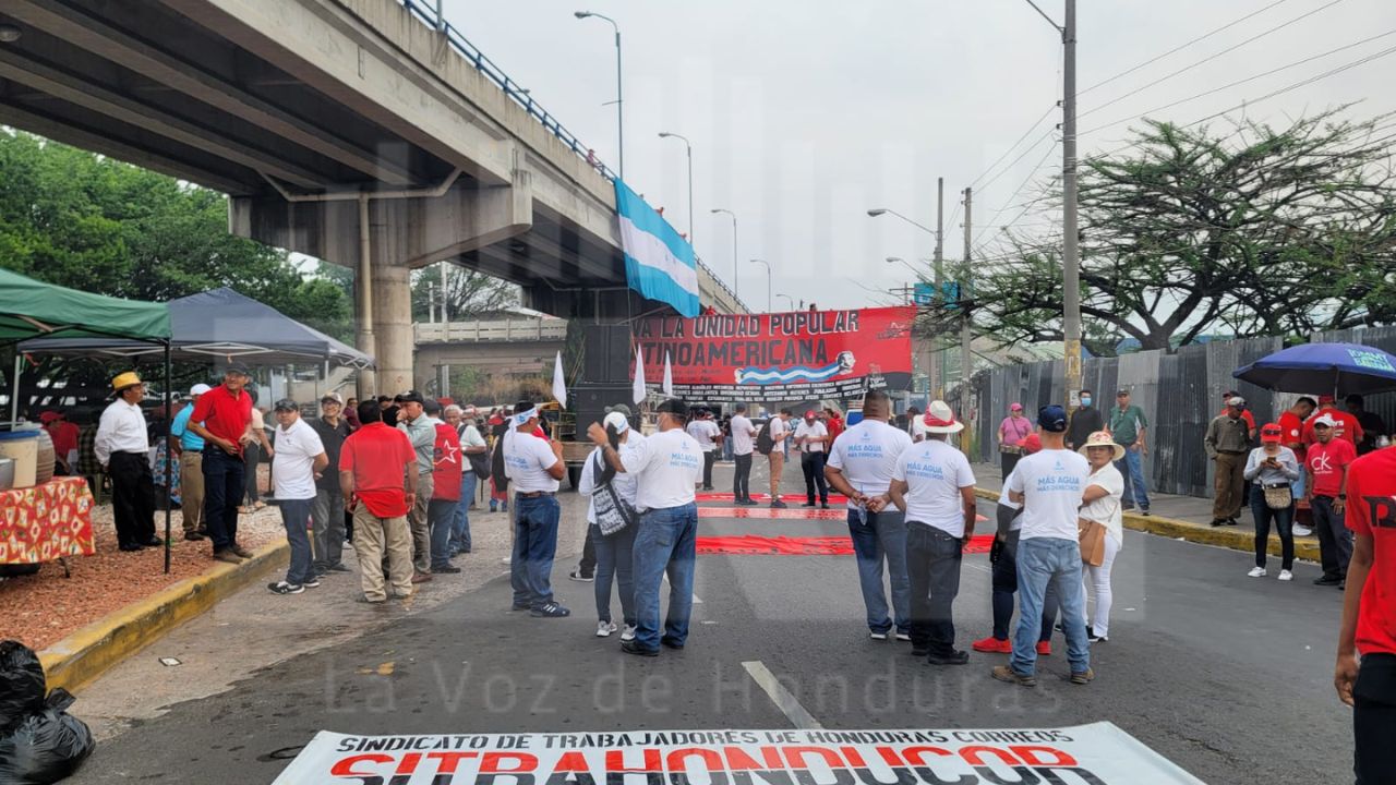 Con una tradicional marcha, así se conmemora el Día del Trabajador en Honduras