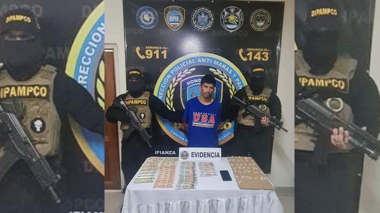 Cae 'El Bigotes', supuesto traficante de drogas de los más peligrosos en Copán