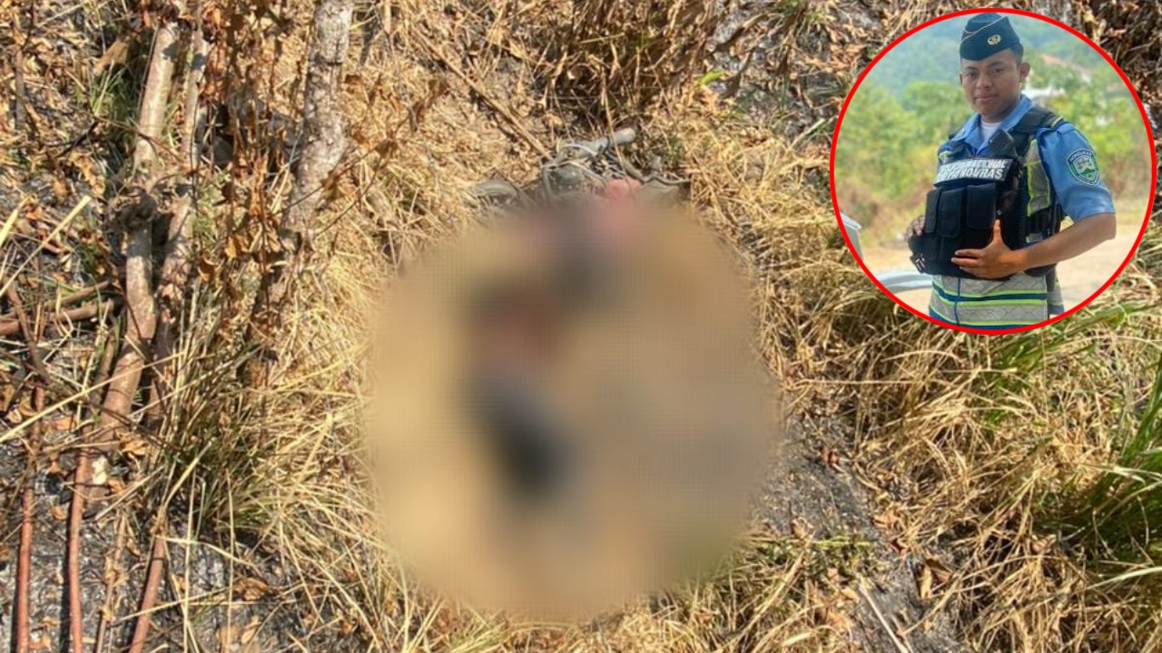 En una hondonada y putrefacto encuentran a policía reportado como desaparecido en Olancho