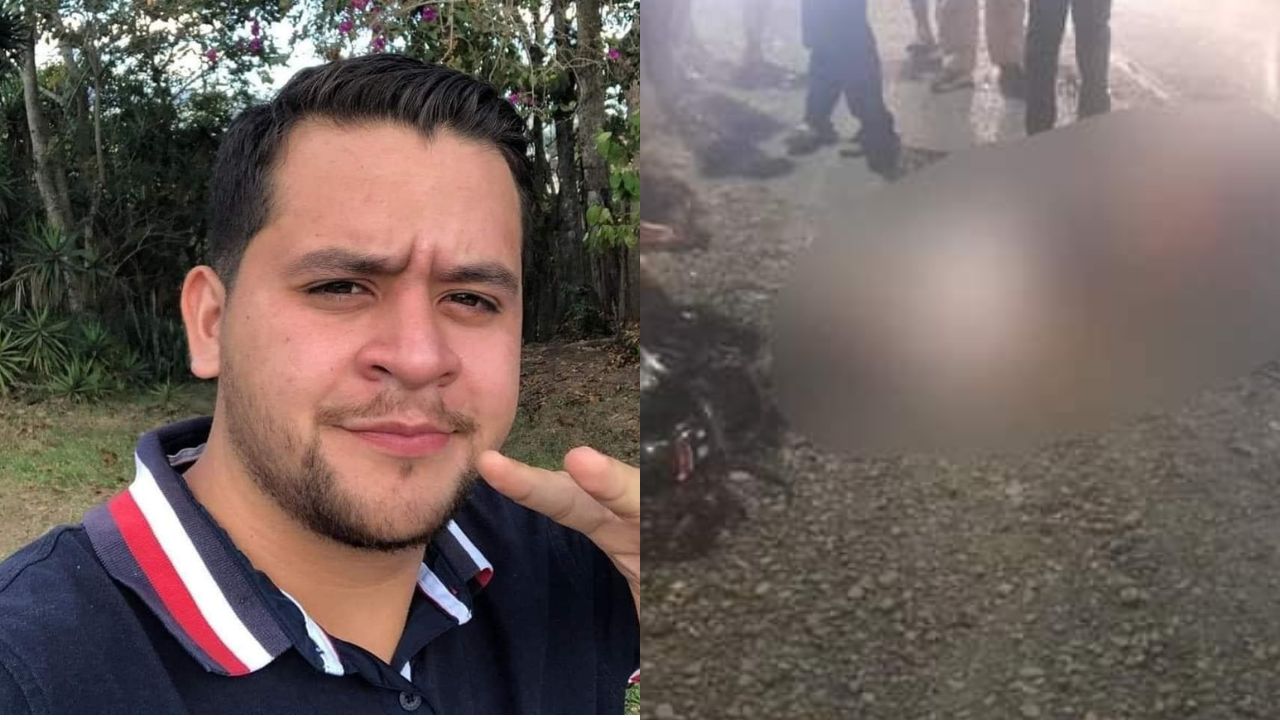 Estudiante muere en accidente en moto; intentó rebasar vehículo en La Ceiba
