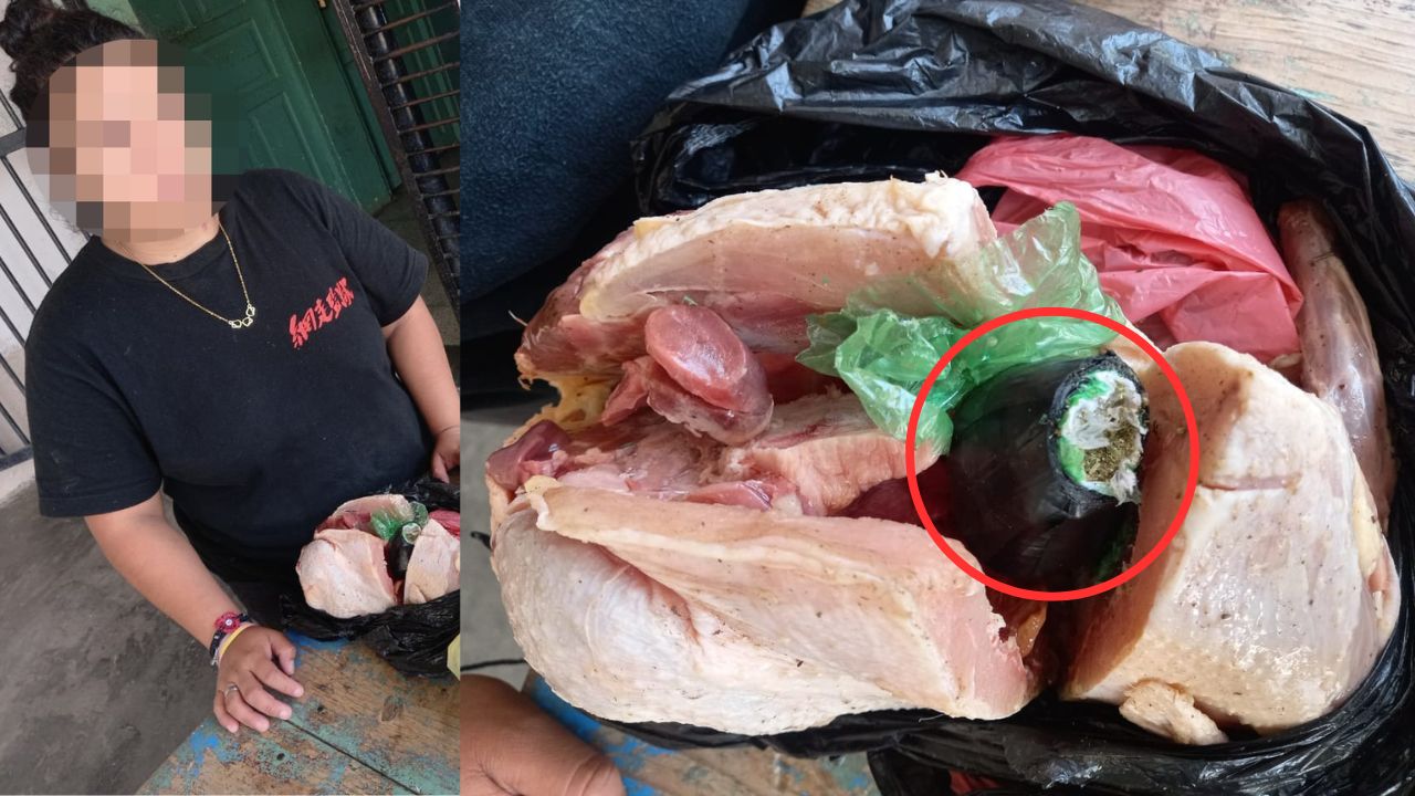Hondureña trató de hacer algo insólito con un pollo crudo en centro penitenciario de Ocotepeque