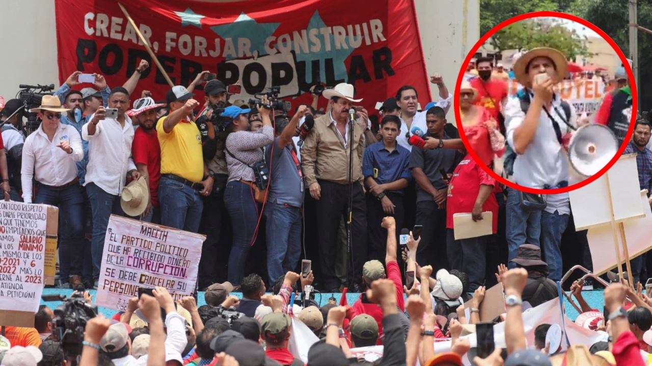 Rompe el silencio hondureño que gritó frente a Mel: 'no al nepotismo'
