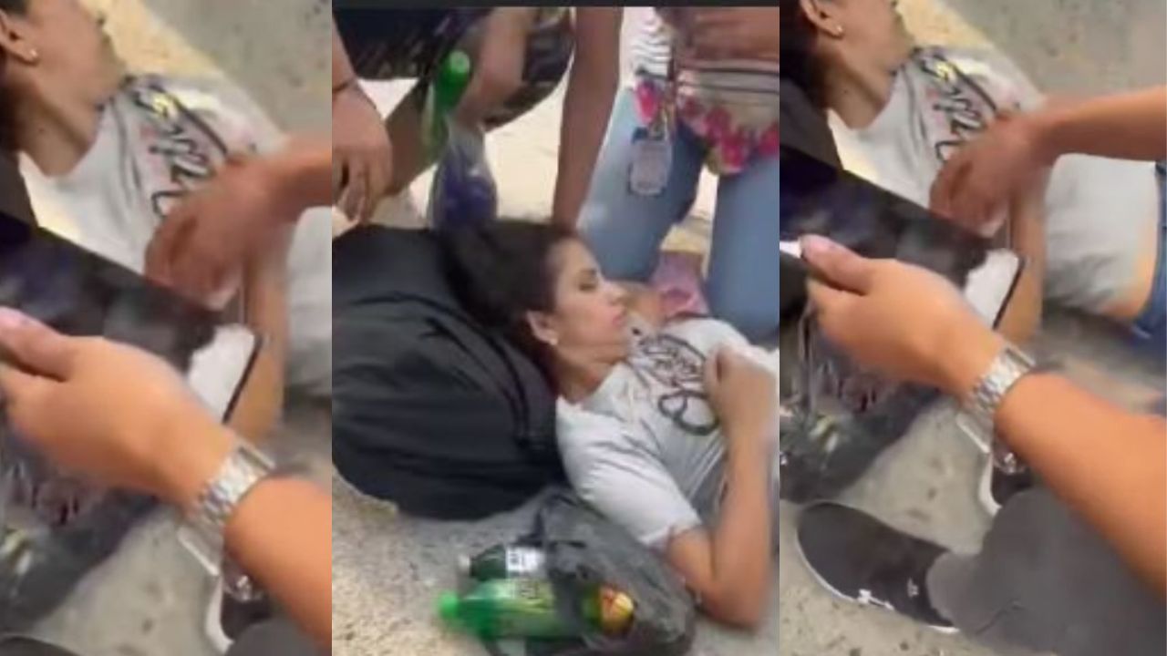 Impactante vídeo de hondureña en agonía tras ser atropellada