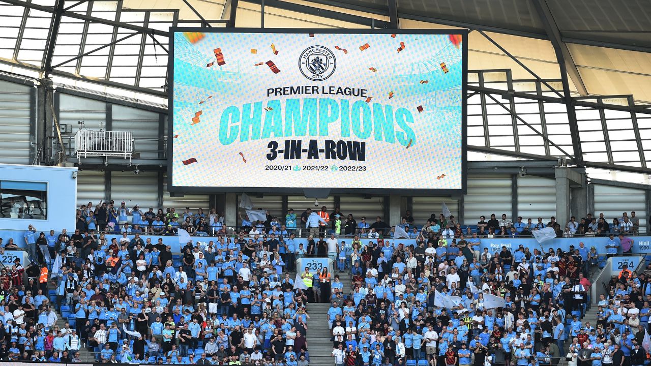 Manchester City celebra un nuevo título de Premier con victoria ante el Chelsea